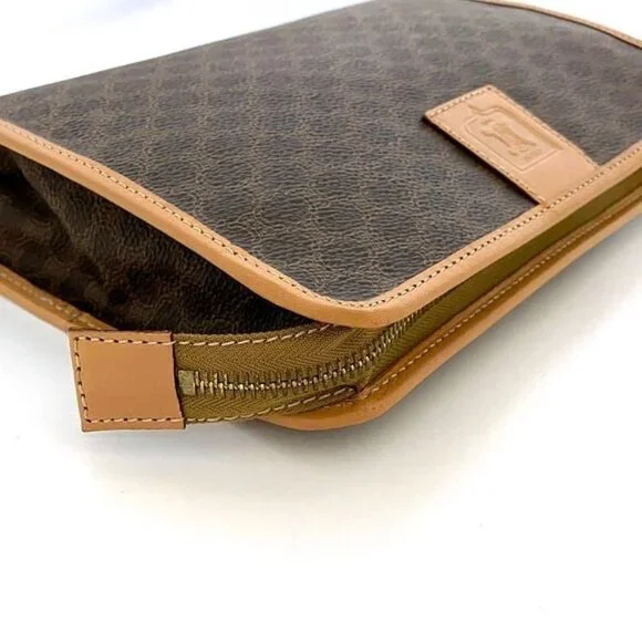 Celine Clutch Bag Brown Beige Macadam - Picture 8 of 10